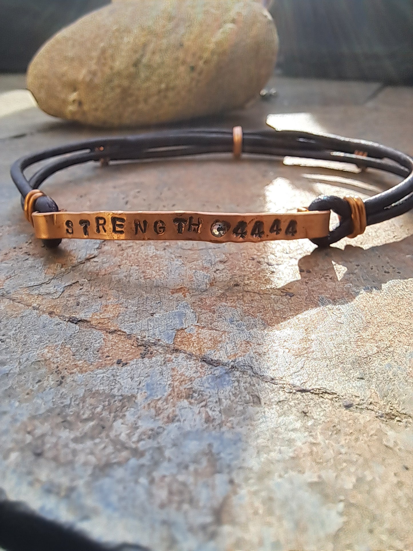 New Paths- Adjustable Affirmation Bracelet